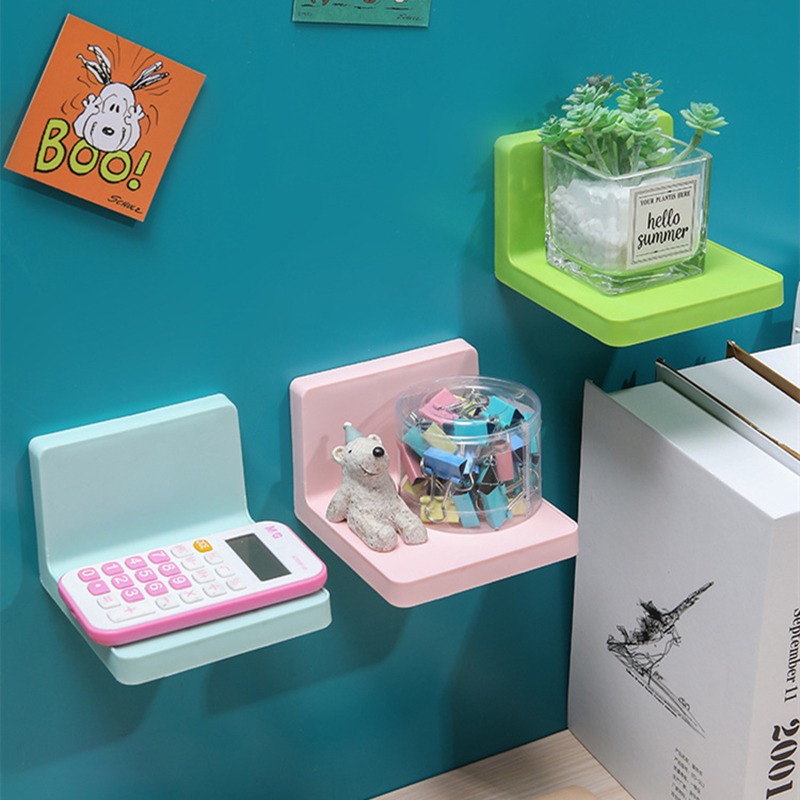 Đấm miễn phí kệ treo tường giá đựng đa năng dính xà phòng Sponge chủ bếp Kệ để đồ phòng tắm