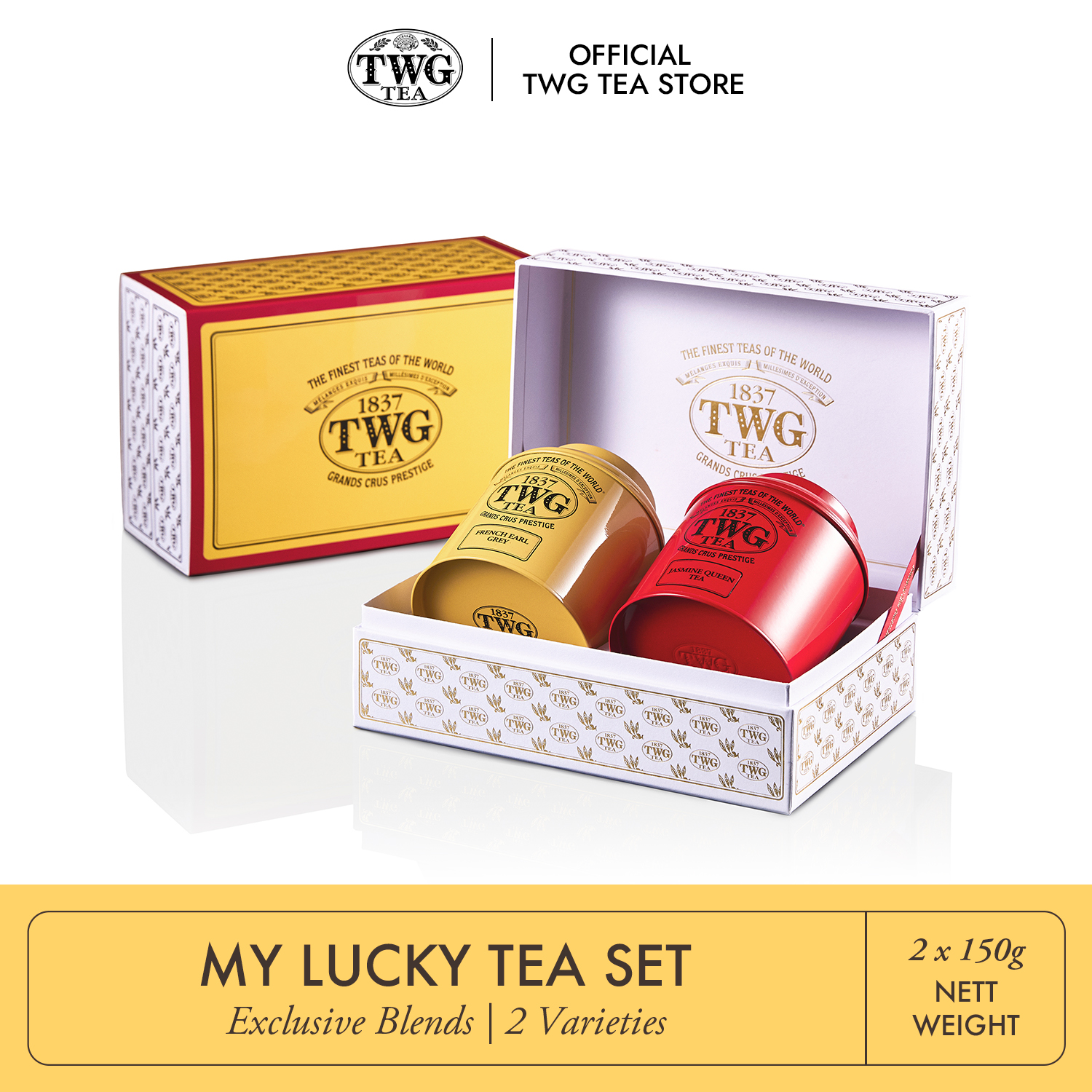 TWG Tea | My Lucky Tea Set in Classic Tea Tin Gift Box - Jasmine