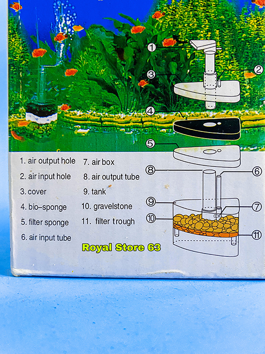Oxy lọc cho bể cá cảnh XinYou Xy 2008