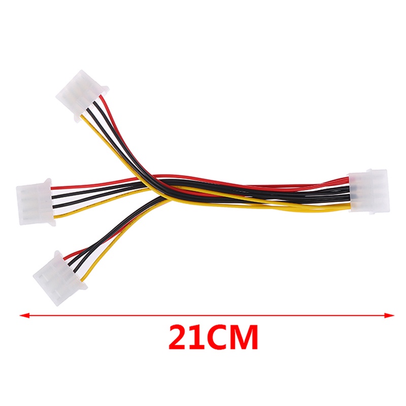 Dây cáp chia nguồn Molex 4pin IDE 1 ra 3 (1 cái)