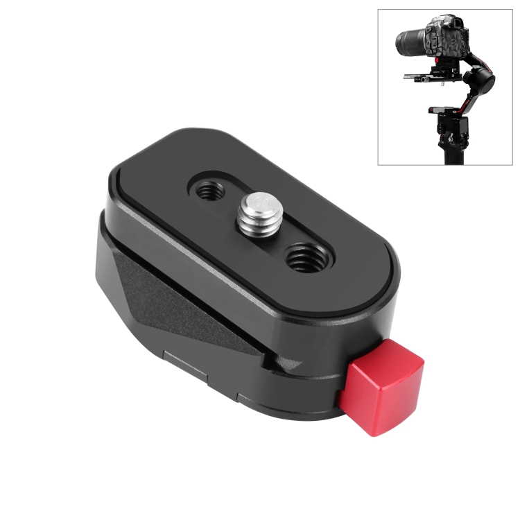 PULUZ Mini Monitor Magic Arm Quick Release Plate For Magic arm LED light camera camera