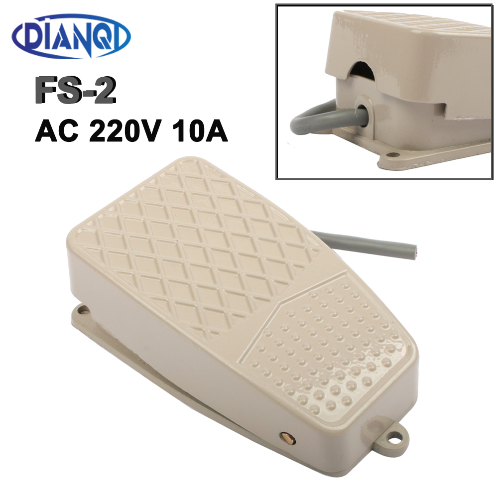 FS2 Aluminum Foot switch On Off Momentary Electric Power Pedal Switch