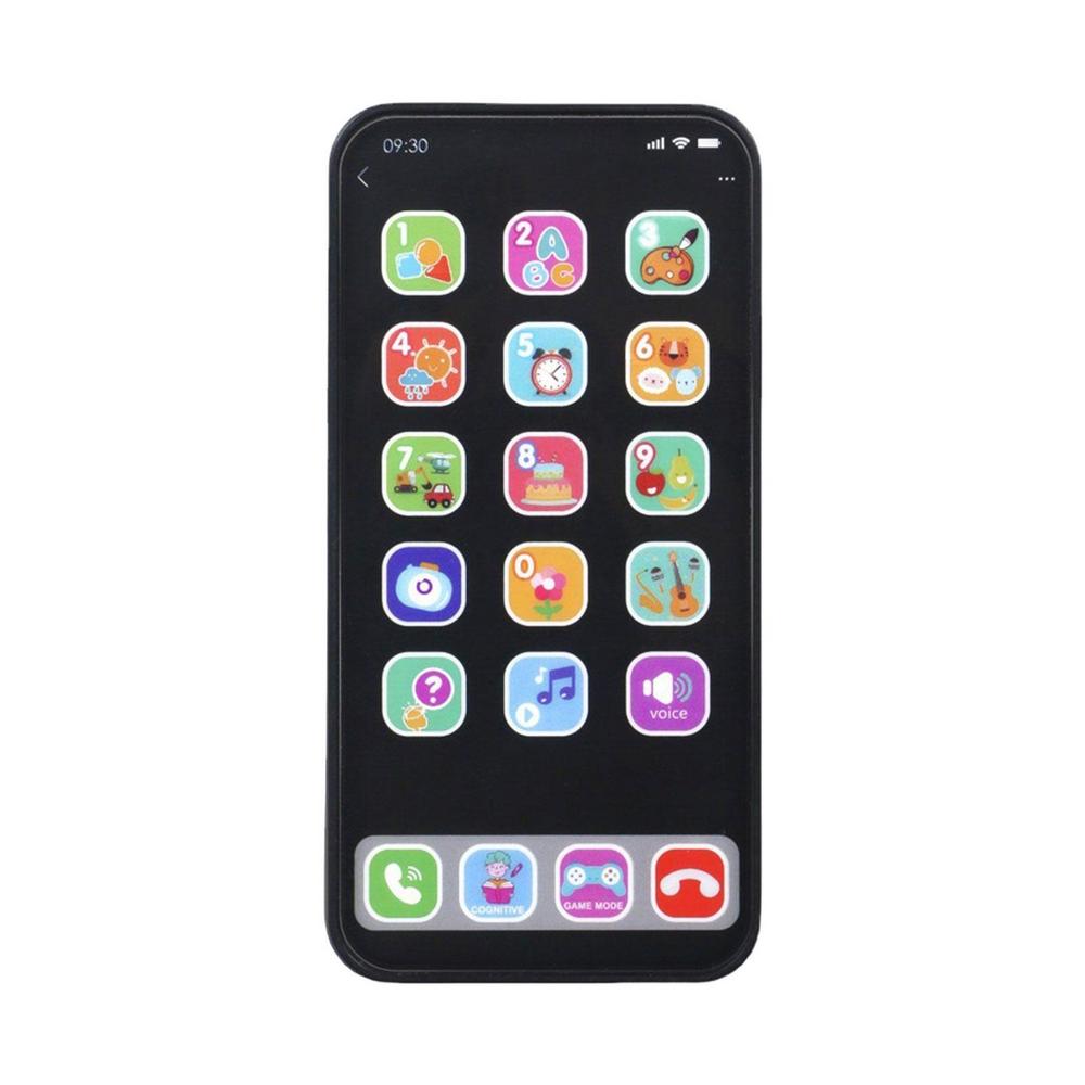 Simulation Electric Smart Touch Screen Mobile Phone Early Educational Learning Toy Kids Musical Cellphone Toys Birthday Gifts