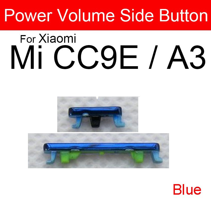 【WEJA】Power & Volume Side Button For Xiaomi Mi 9 9 SE Cc9 Cc9e 9T Pro A3 Volume Control & Power Switch Side Key For Redmi K20 Pro
