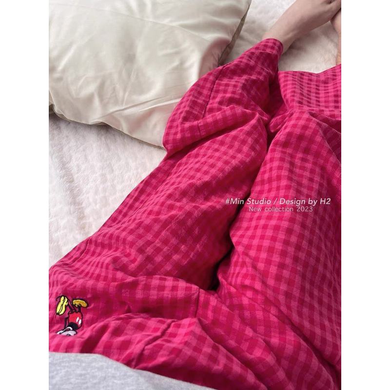 K9QUẦN XUÔNG KẺ CARO MICKEY 2M