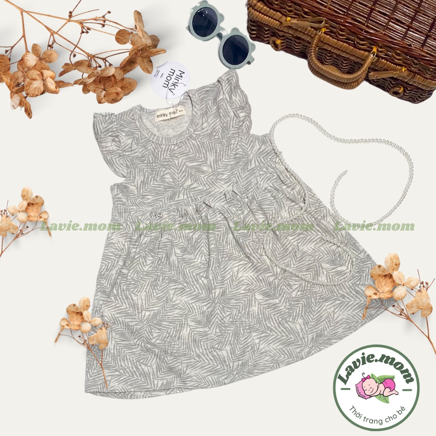 [Bé 6-19kg] Váy đầm cotton dễ thương cho bé gái