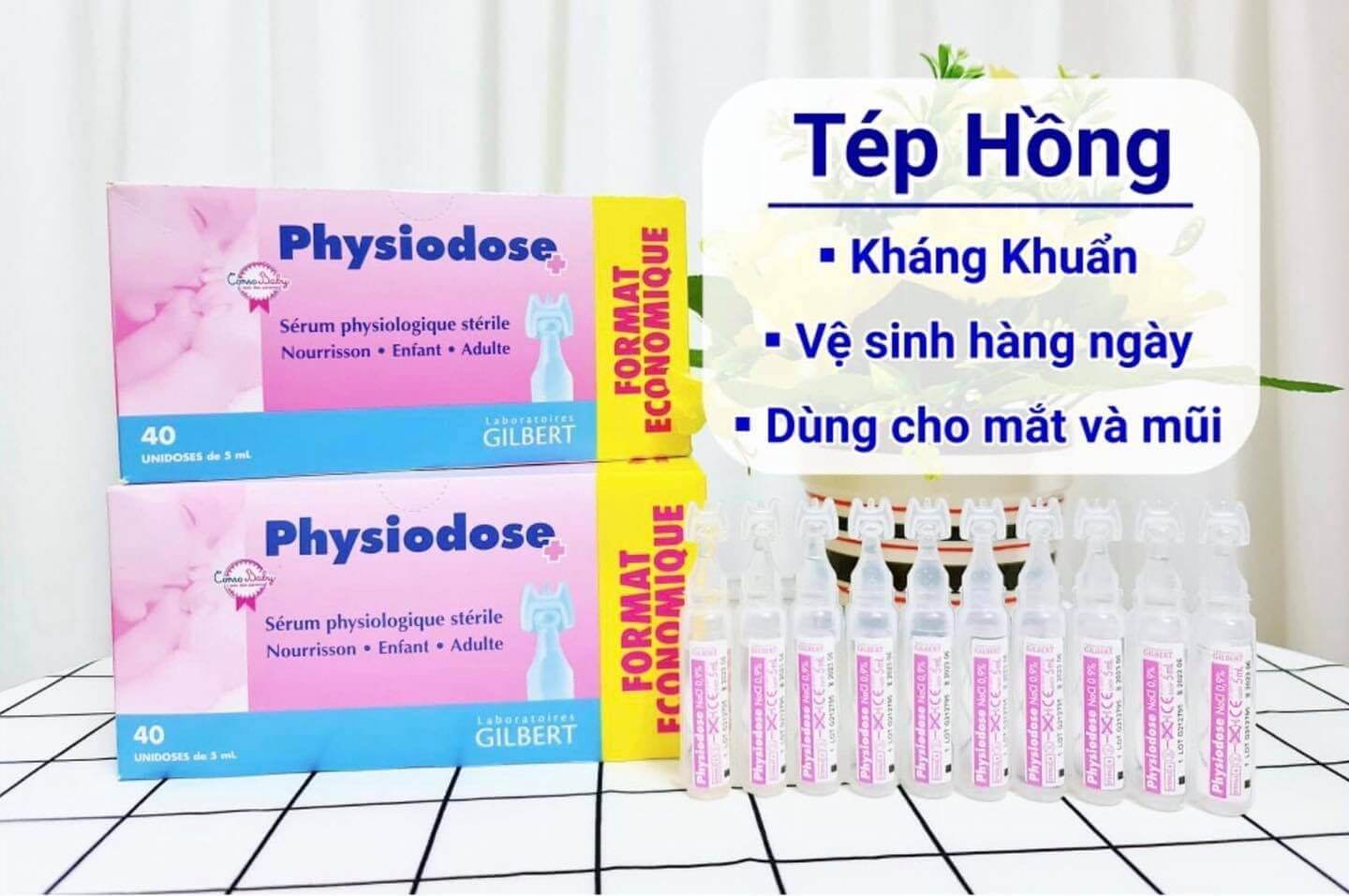 Fysoline - Nước muối sinh lý Pháp - Vệ sinh mắt, mũi, miệng cho bé