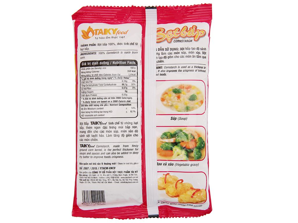 Bột bắp Tài Ký gói 150gr