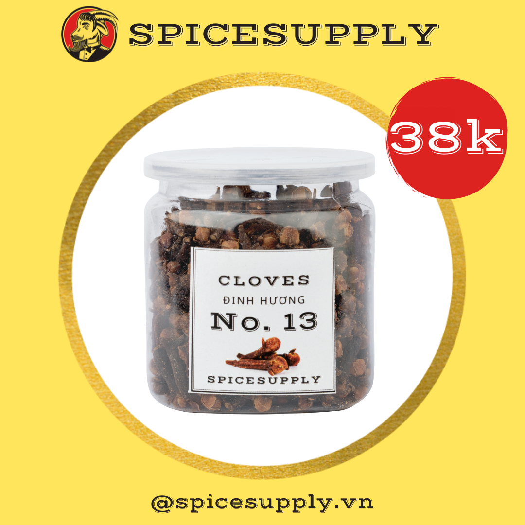 [HCM]Hũ 60g Cloves Whole - Đinh Hương SPICESUPPLY Việt Nam Indonesia Nguyên Nụ