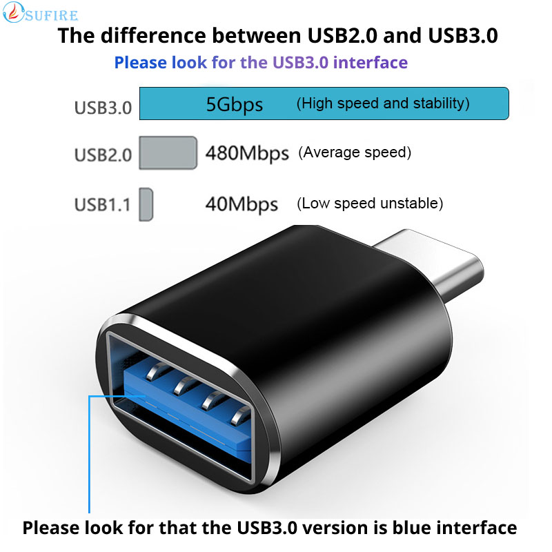 Bộ Chuyển Đổi OTG Type C Sang USB 3.0 Cáp OTG Type-C USB 3.0 Bộ Chuyển Đổi USB Type C Bộ Chuyển Đổi Bộ Chuyển Đổi Type-C Male Sang USB 3.0 Female Bộ Chuyển Đổi OTG Cho Xiaomi Huawei Samsung Máy Tính Xách Tay Macbook