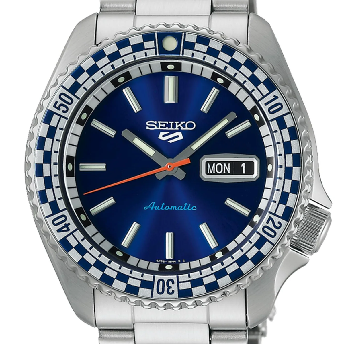 SRPK65K SRPK65K1 SRPK65 Seiko 5 Sports SKX Sports Style Blue Dial 24 ...