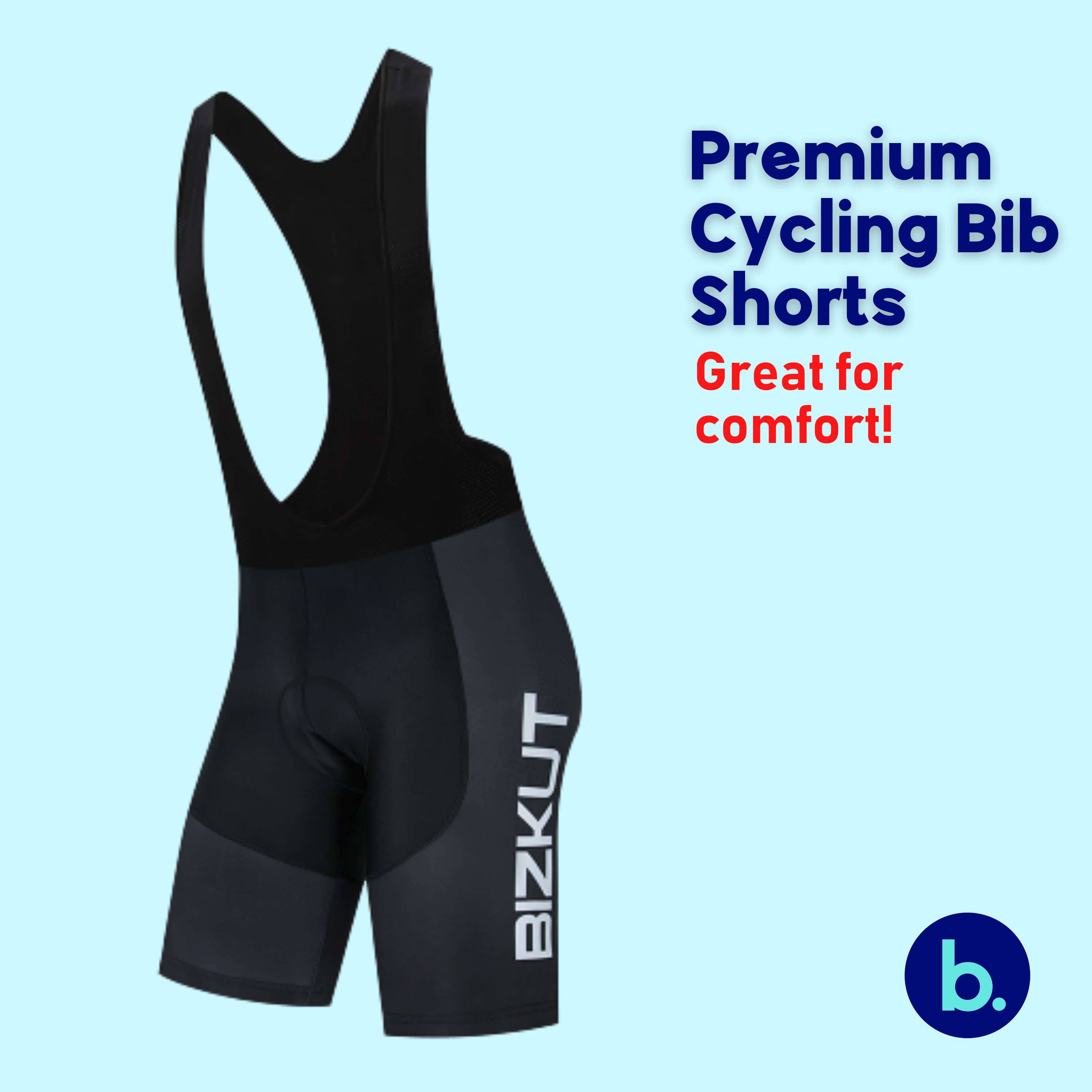 premium cycling bib shorts