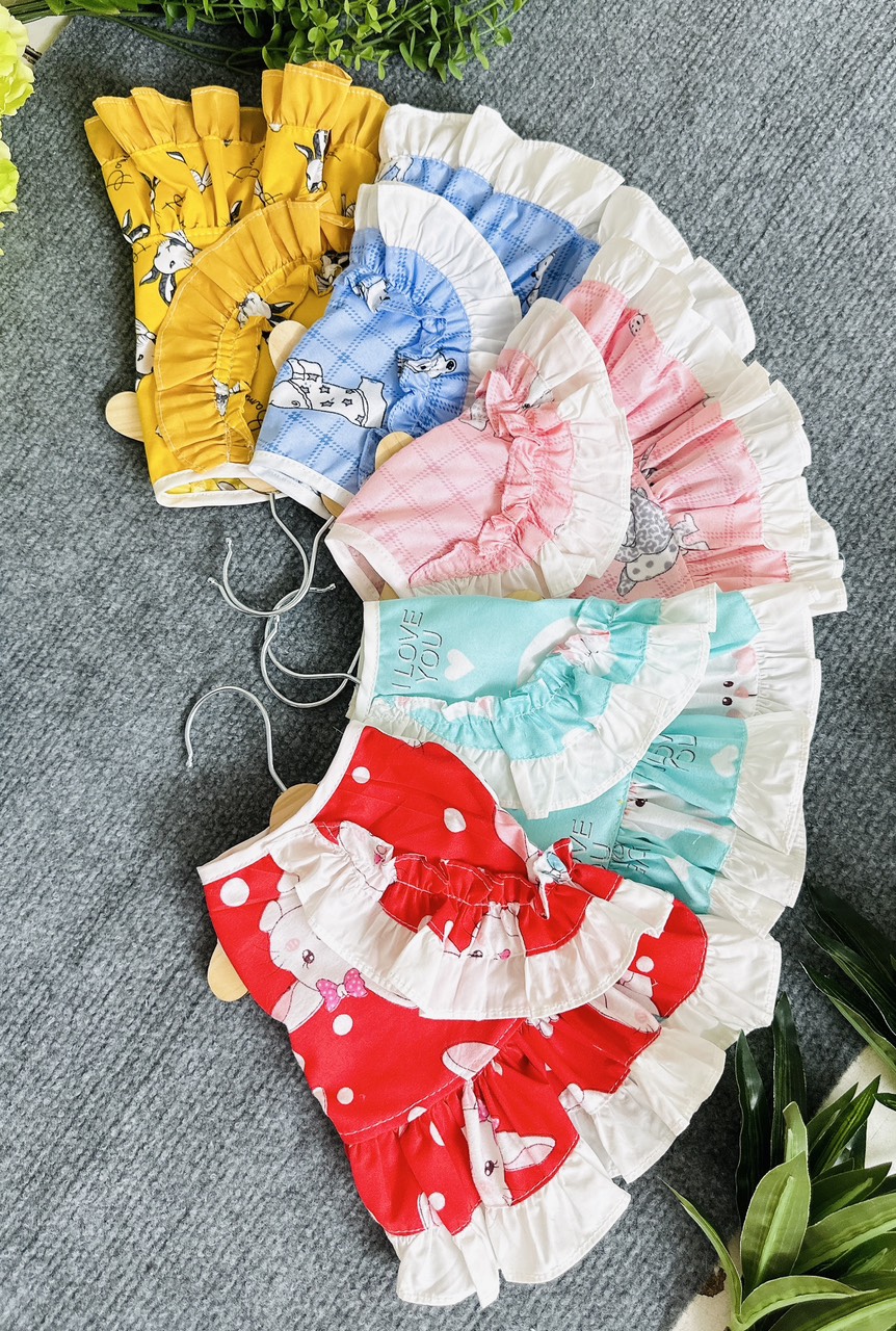 Váy hoạ tiết hình thú đáng yêu cho thú cưng - váy cho thú cưng