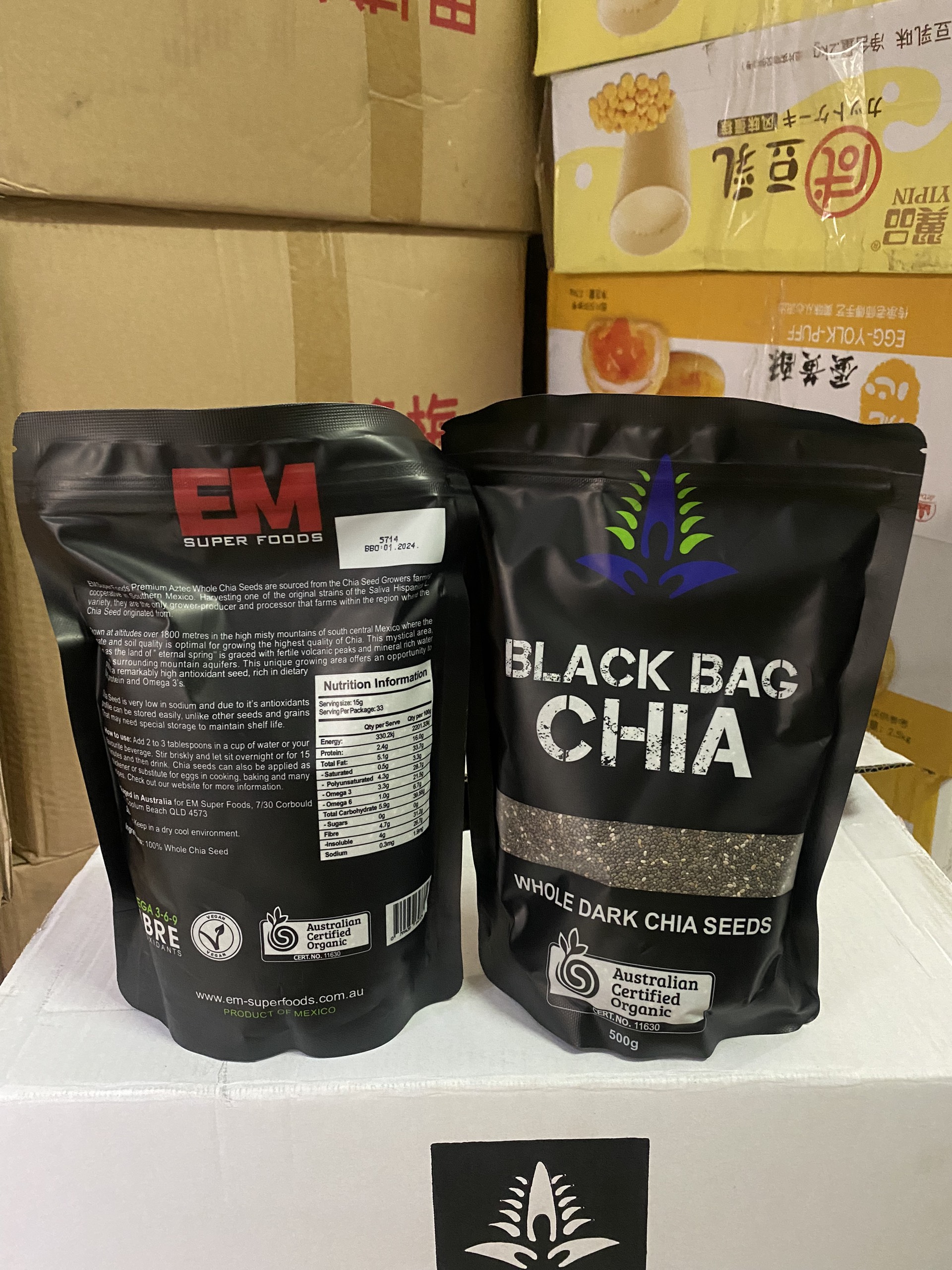 Hạt chia đen Úc (500g) - Hạt chia Ogranic - Hạt chia Seeds