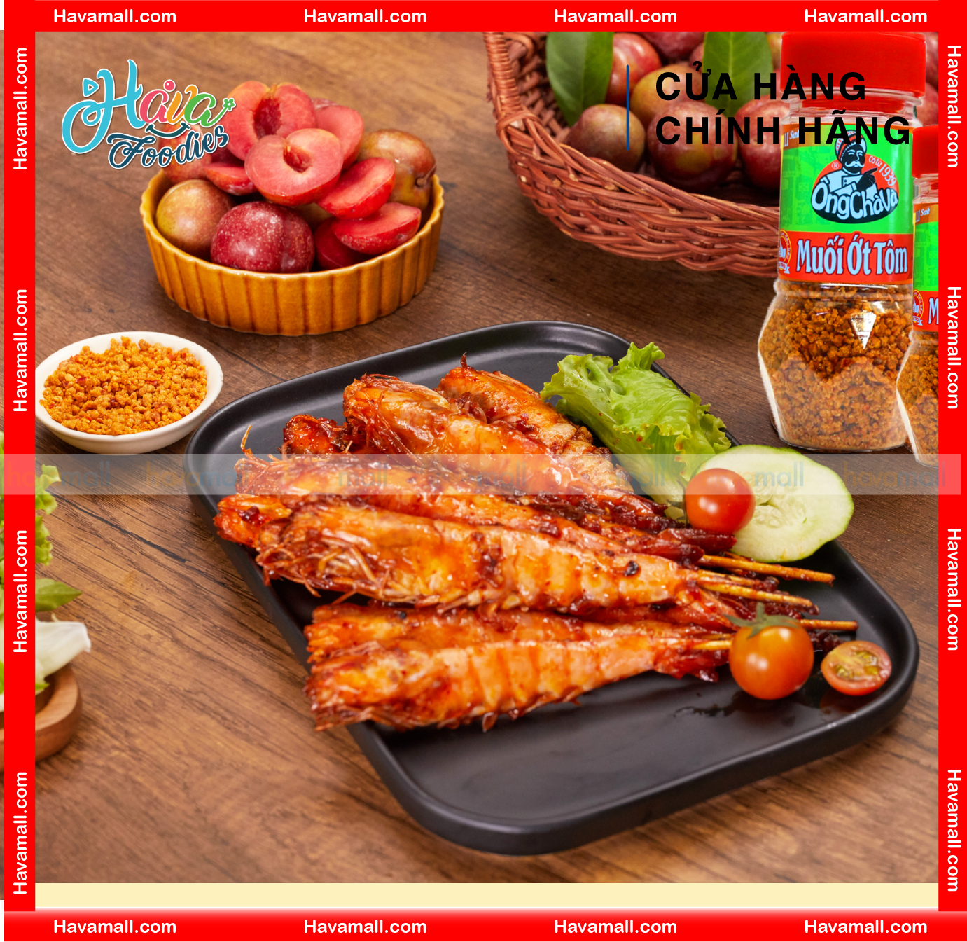 Muối Ớt Tôm Ông Chà Và 60g