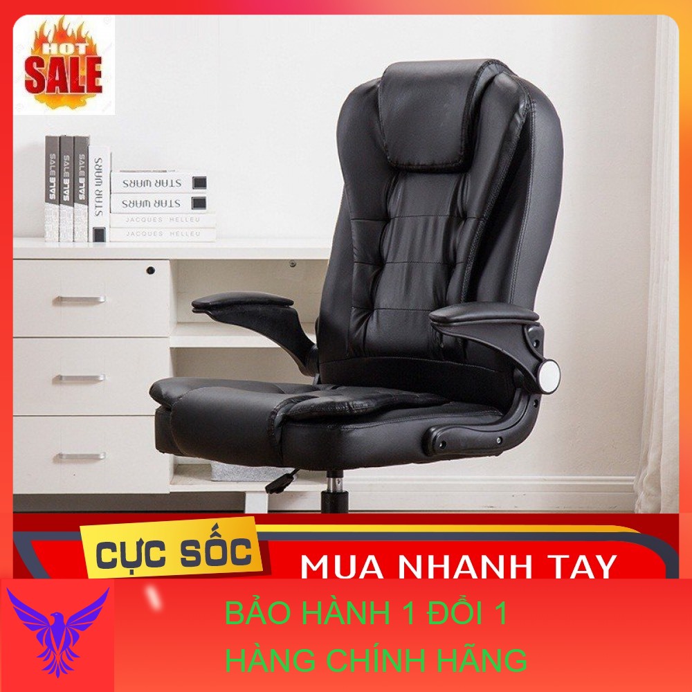 Swivel office chair, high quality leather material-4 color choice