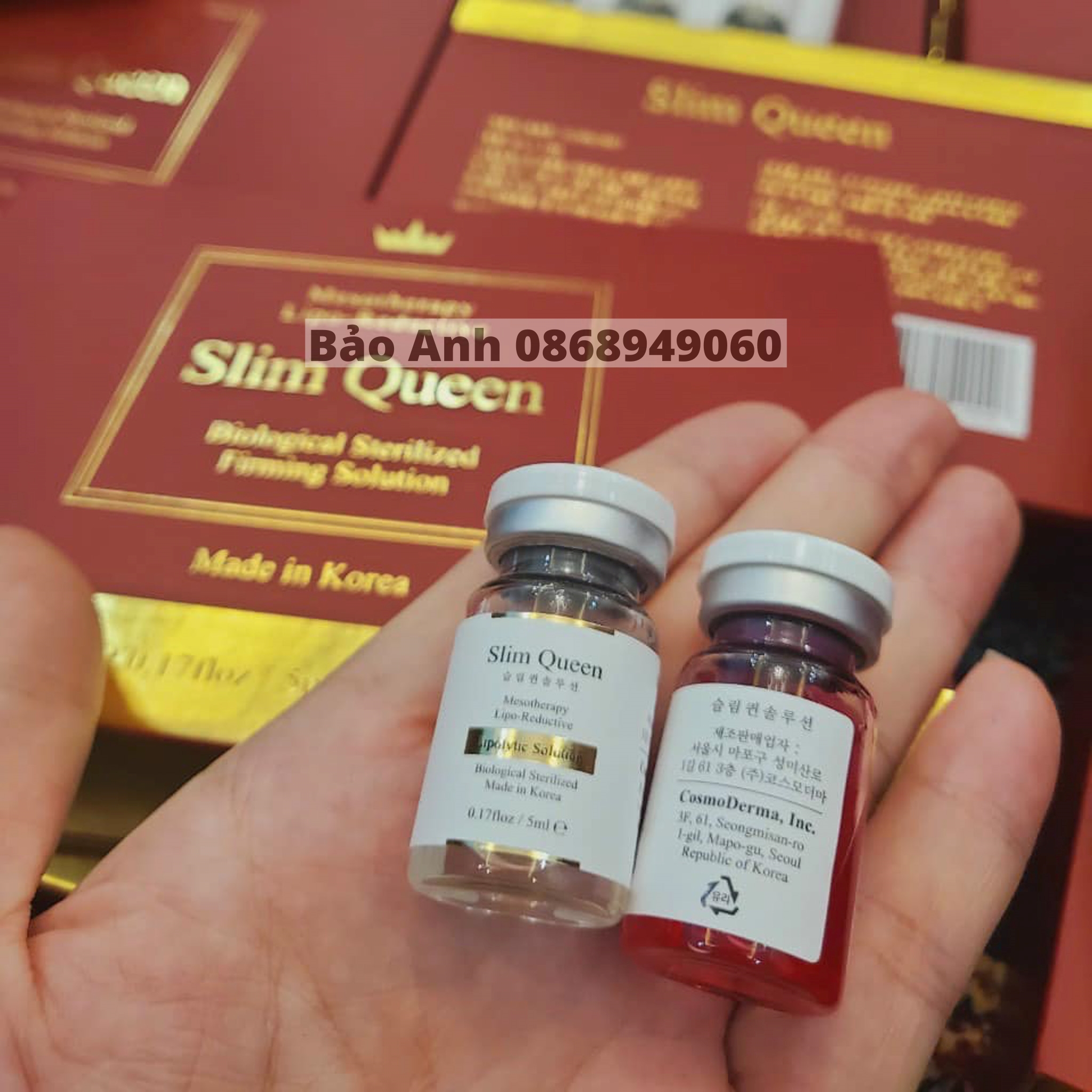 Tan mỡ Giảm béo SLIM QUEEN 1 hộp 10 lọ