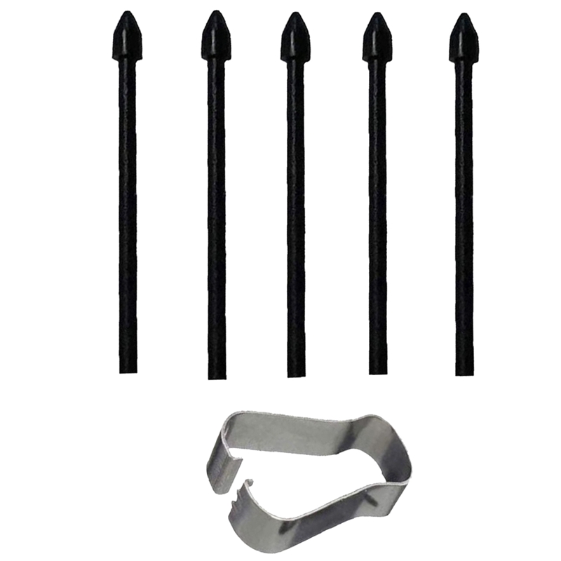 Touch stylus tips nibs+ pen clip tab s7 s7+/s6 lite/note10/note20 universal stylus tip