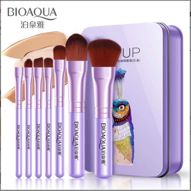 Bộ Cọ Trang Điểm Bioaqua Đủ Màu | Bộ cọ trang điểm 7 cây biến hóa siêu xinh BIOAQUA cọ trang điểm cá nhân đầy đủ | Bộ cọ trang điểm 7 chi tiết Bioaqua