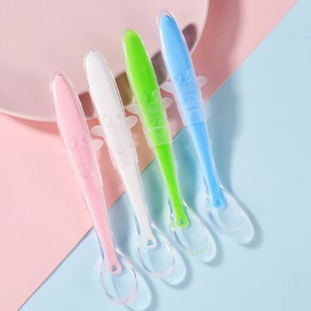 Muỗng Silicon Cho Bé Thìa Ăn Dặm Siêu Mềm TD03