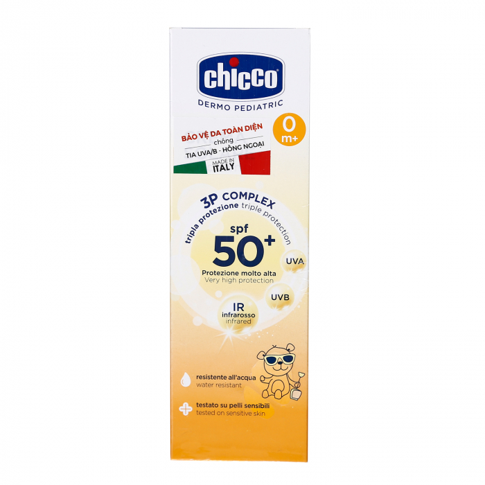 Kem nắng 3 tác động Chicco SPF 50+ 75ml cho bé chính hãng - KidsPlaza