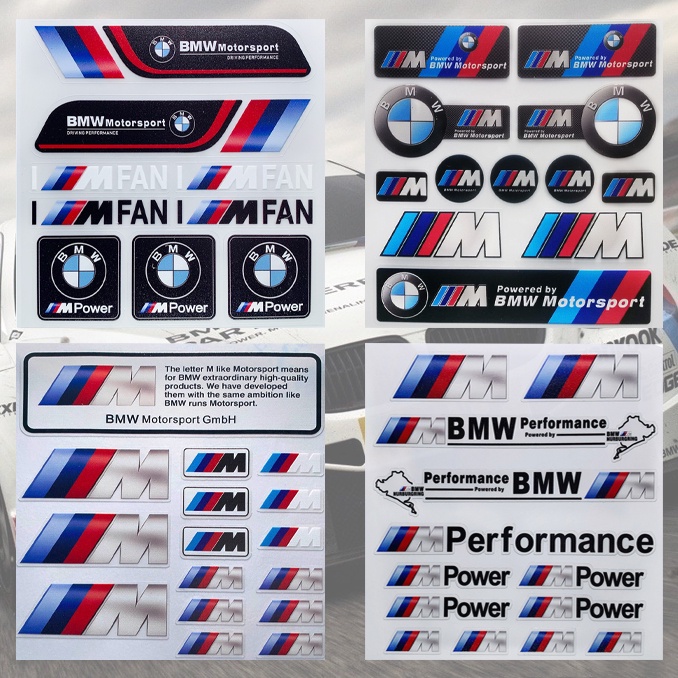 BMW Nhãn dán xe Decal huy hiệu  Hình dán đã sửa đổi