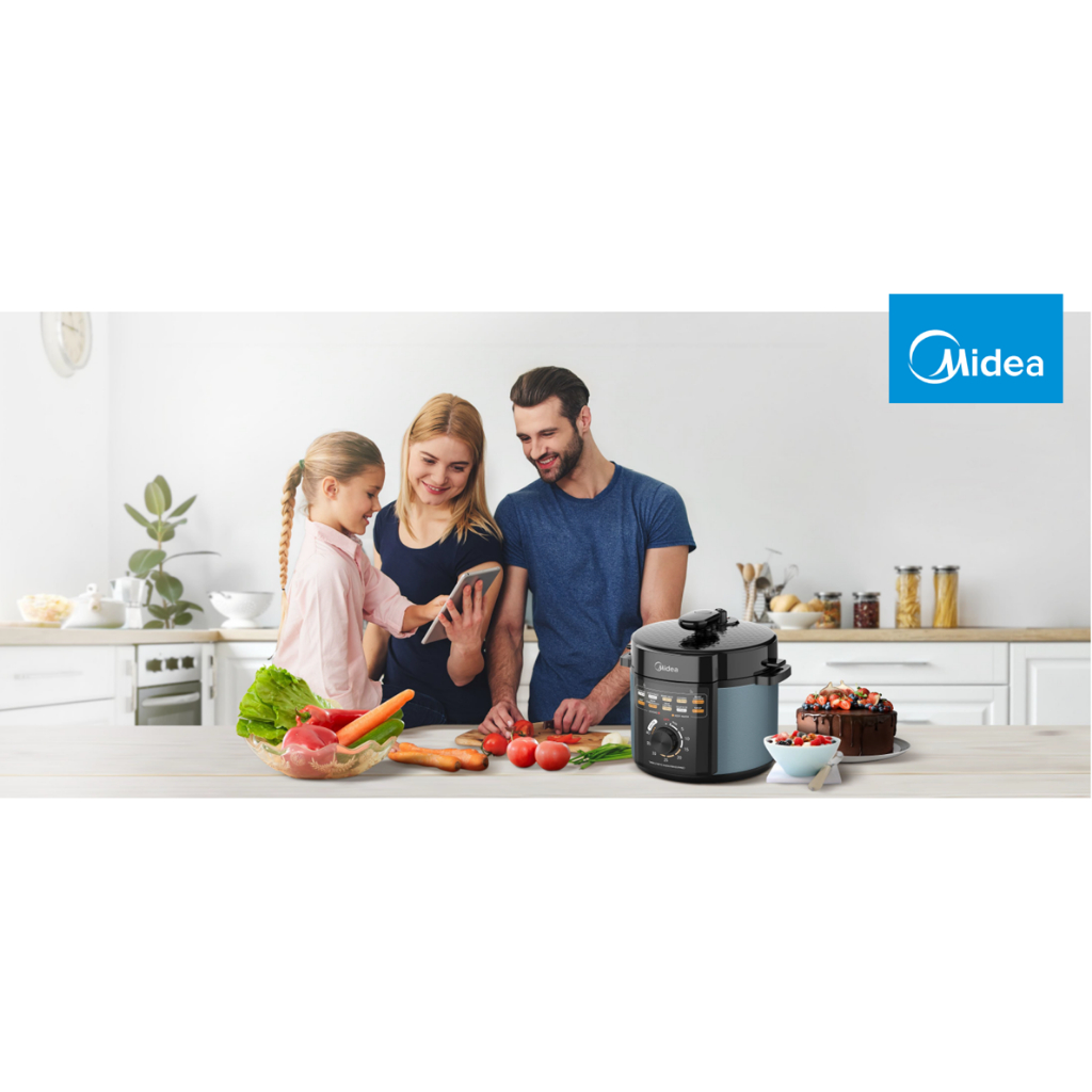 Nồi Áp Suất Điện Đa ăng Midea MPM50010AMG (Dung tích 5L, Công suất 1000W)