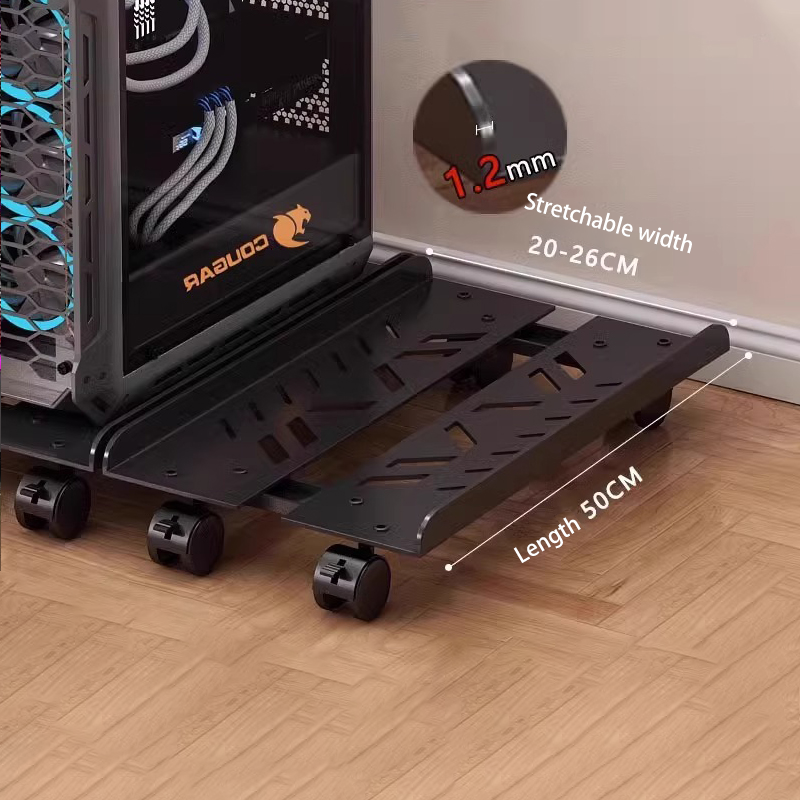 Computer host bracket office chassis bracket bracket home desktop removable base tray storage rack