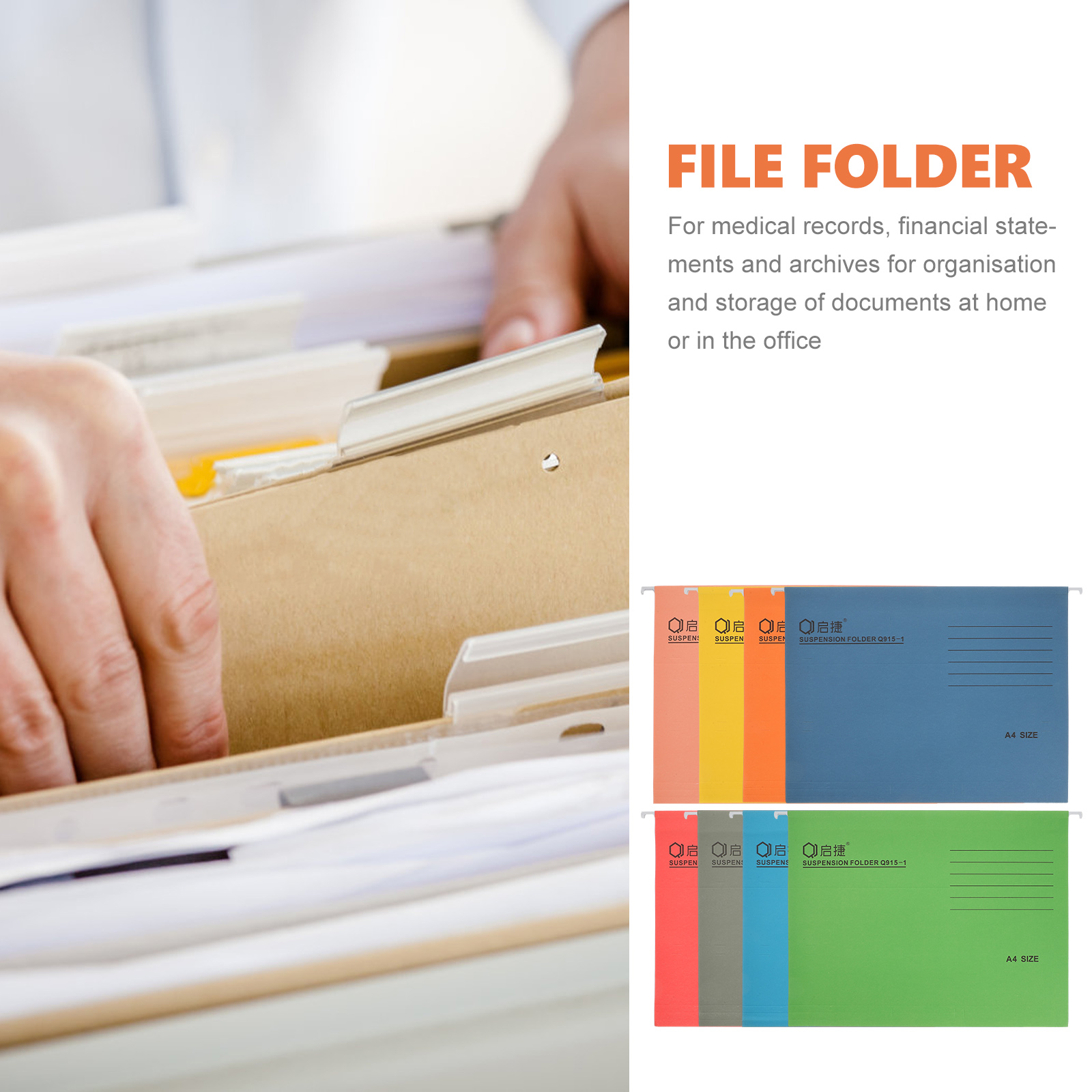【Top Selling Item】 A4 Sized Suspension Folder Hanging File Holder Frame Documents Holders Organizer Desktop Supplies Stationery.