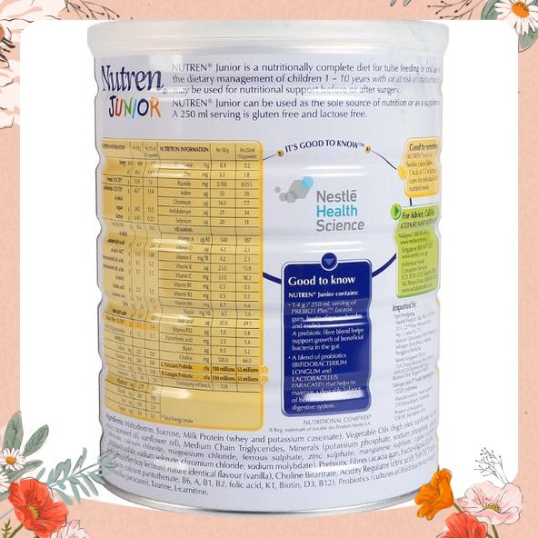[Chính hãng] Sữa Nestlé Nutren Junior 800G - Thụy Sĩ