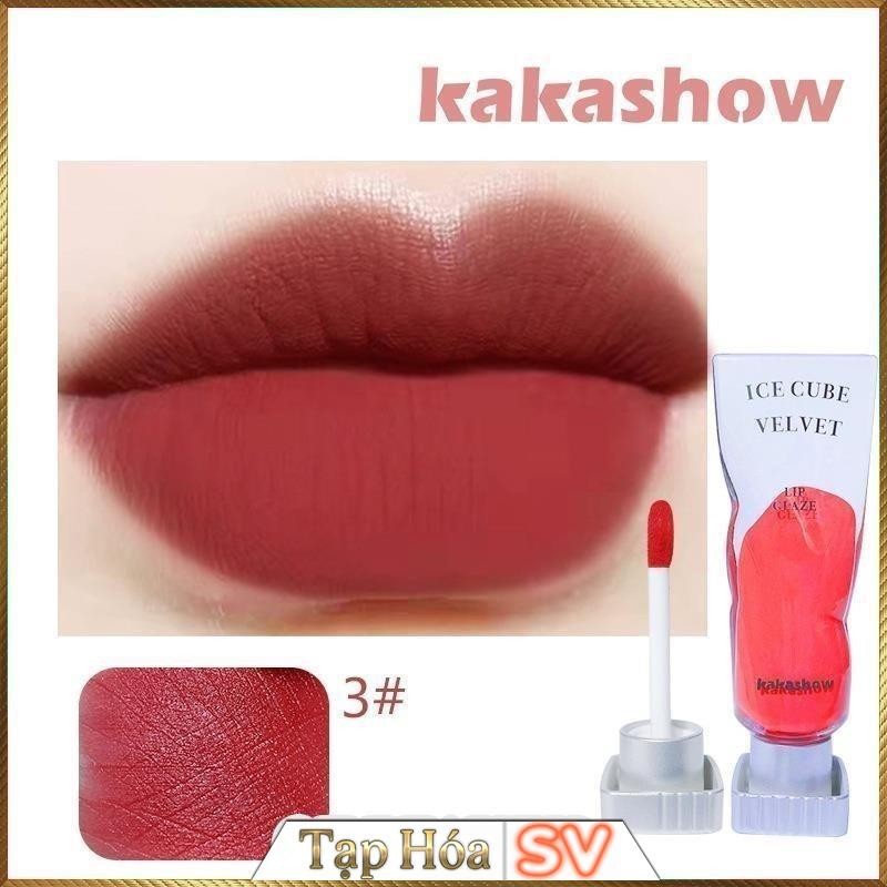 Son bùn chất lì KaKaShow Ice Cube Velvet Lip Glaze Matte