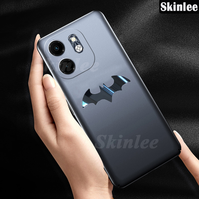 Phone case For infinix Smart 9 HD Back cover Luxury Frosted Matte Back Slim Metal Bat Man Non-slip Full Protective For infinix Smart 9 HD Cover cases. 