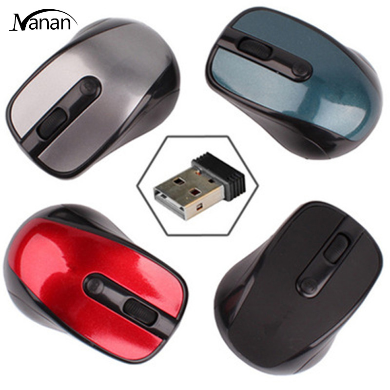 2.4GHz Wireless Optical Mouse Mice & USB Receiver for PC Laptop Computer