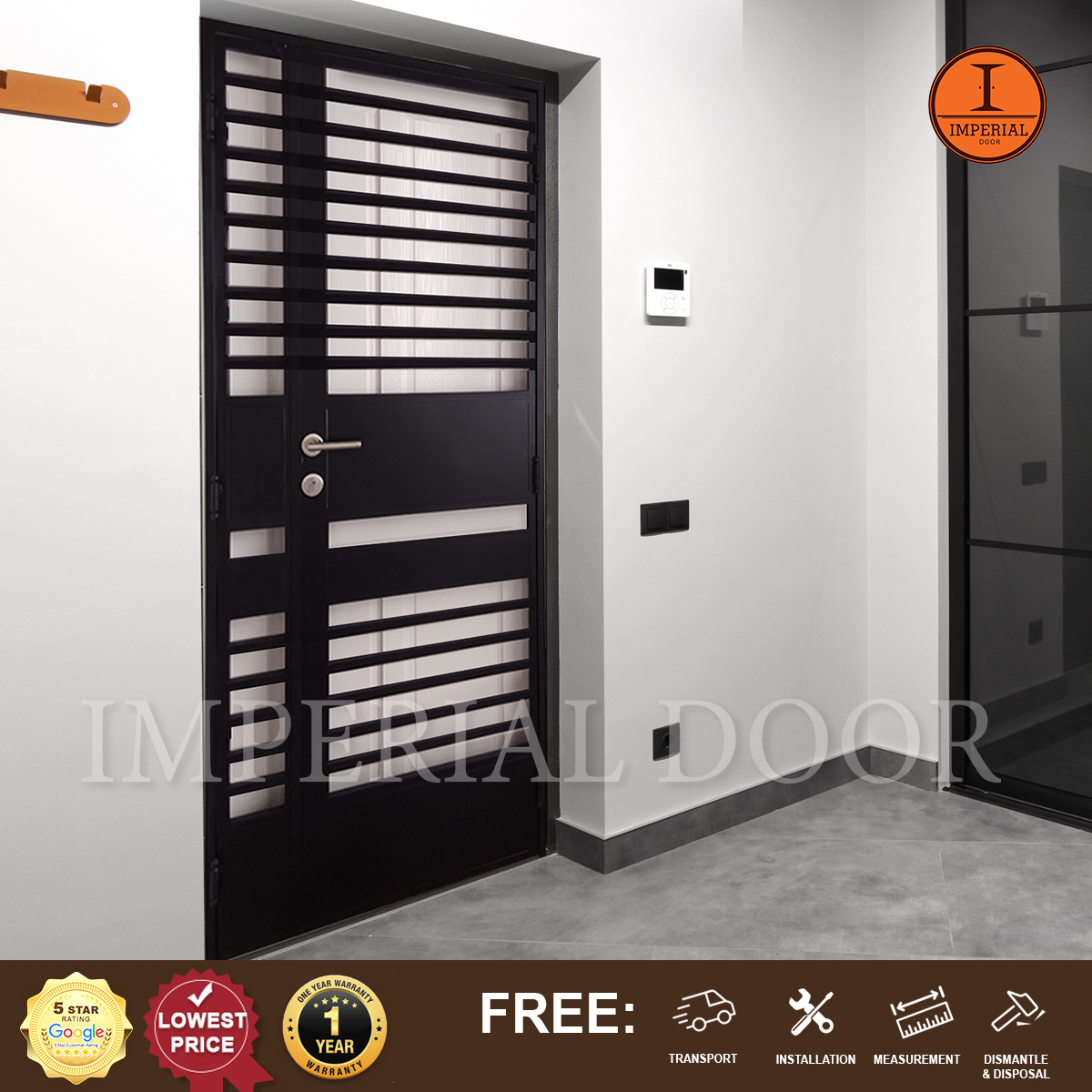 Mild Steel Gate 012 For HDB gate BTO gate Condo and Resale Flats