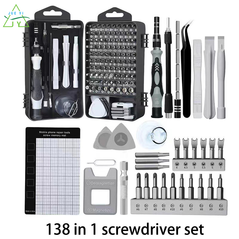 KS 138in 1/115in 1/120in 1/135in 1 Bộ tuốc nơ vít Công cụ phần cứng công cụ sửa chữa tháo gỡ điện thoại di động đa tuốc nơ vít đặc thù