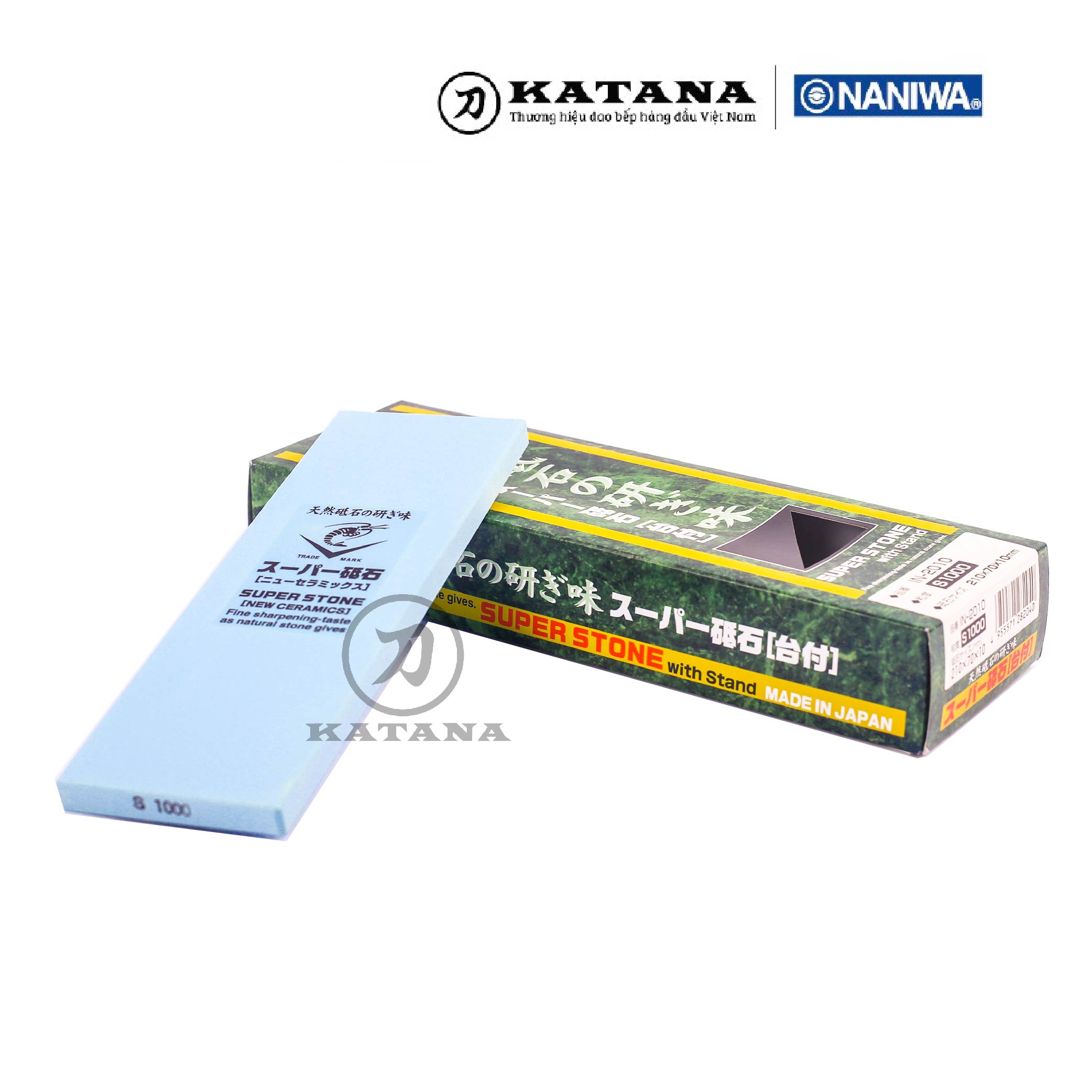 Đá mài trung Naniwa Nhật Bản #1000 SUPER STONE S1000 (210x70x10)