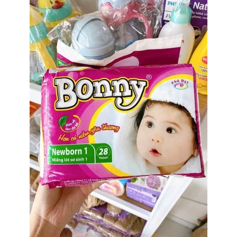 Bonny miếng lót sơ sinh 28 miếng