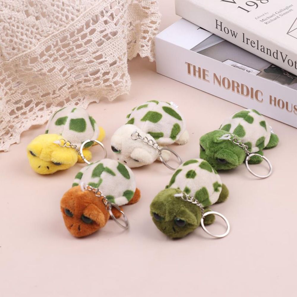 DFDFF PP Cotton Turtle Plush Pendant Plush Turtle Turtle Plush Keychain Cute Plush Key Chain Bag Accessories