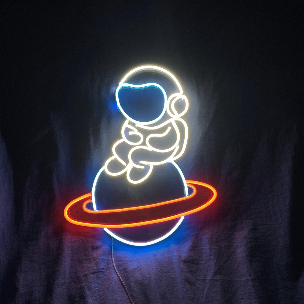 Đèn led neon phi hành gia, Neonchill97,40 x 30 cm, Đèn neon trang trí