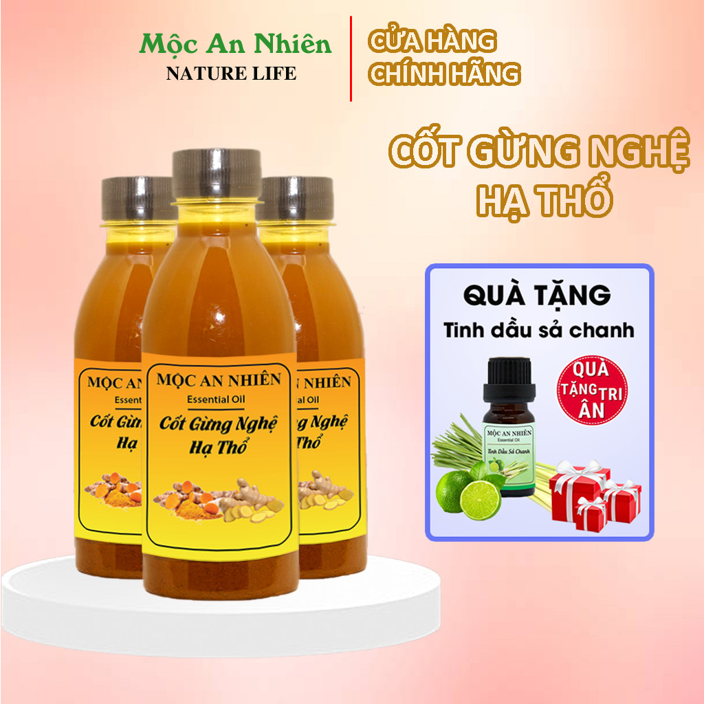 CỐT GỪNG NGHỆ HẠT GẤC HẠ THỔ (BODY) 500ml