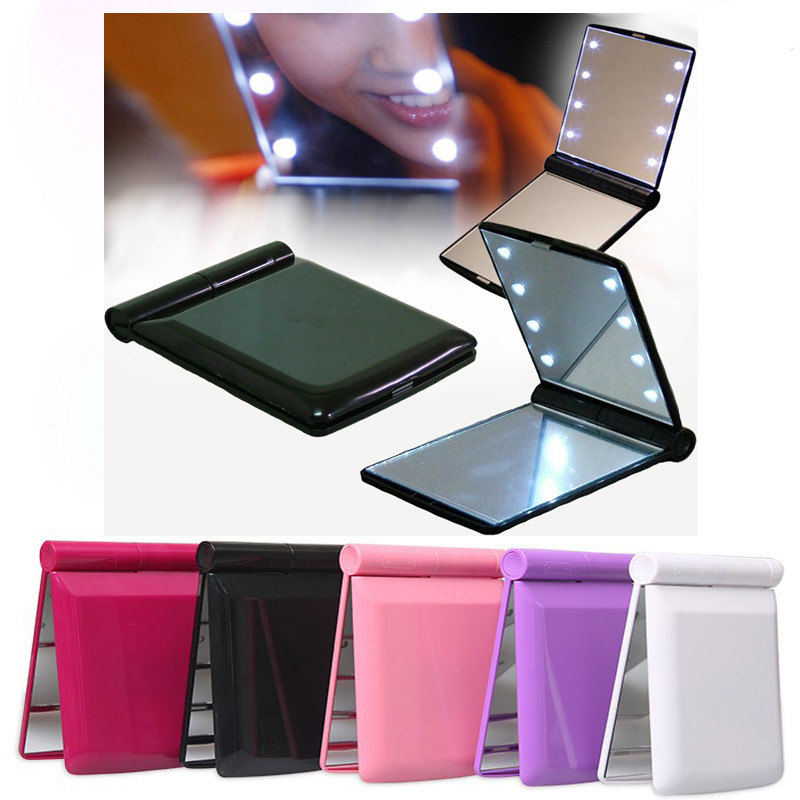Adjustable Makeup Mirror Lighted Makeup Mirror Square Makeup Mirror LED Makeup Mirror Portable Makeup Mirror
