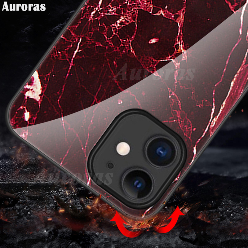 For infinix Hot 50 50 Pro+ Phone Case Fashion Marble Pattern Phone Case Tempered Glass Protected Soft Silicone Bumper for infinix Hot 50 Pro Plus Cover Casing HP.