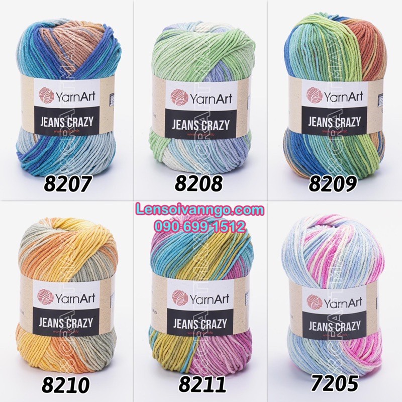 Len YarnArt JEANS CRAZY Thổ Nhĩ Kỳ