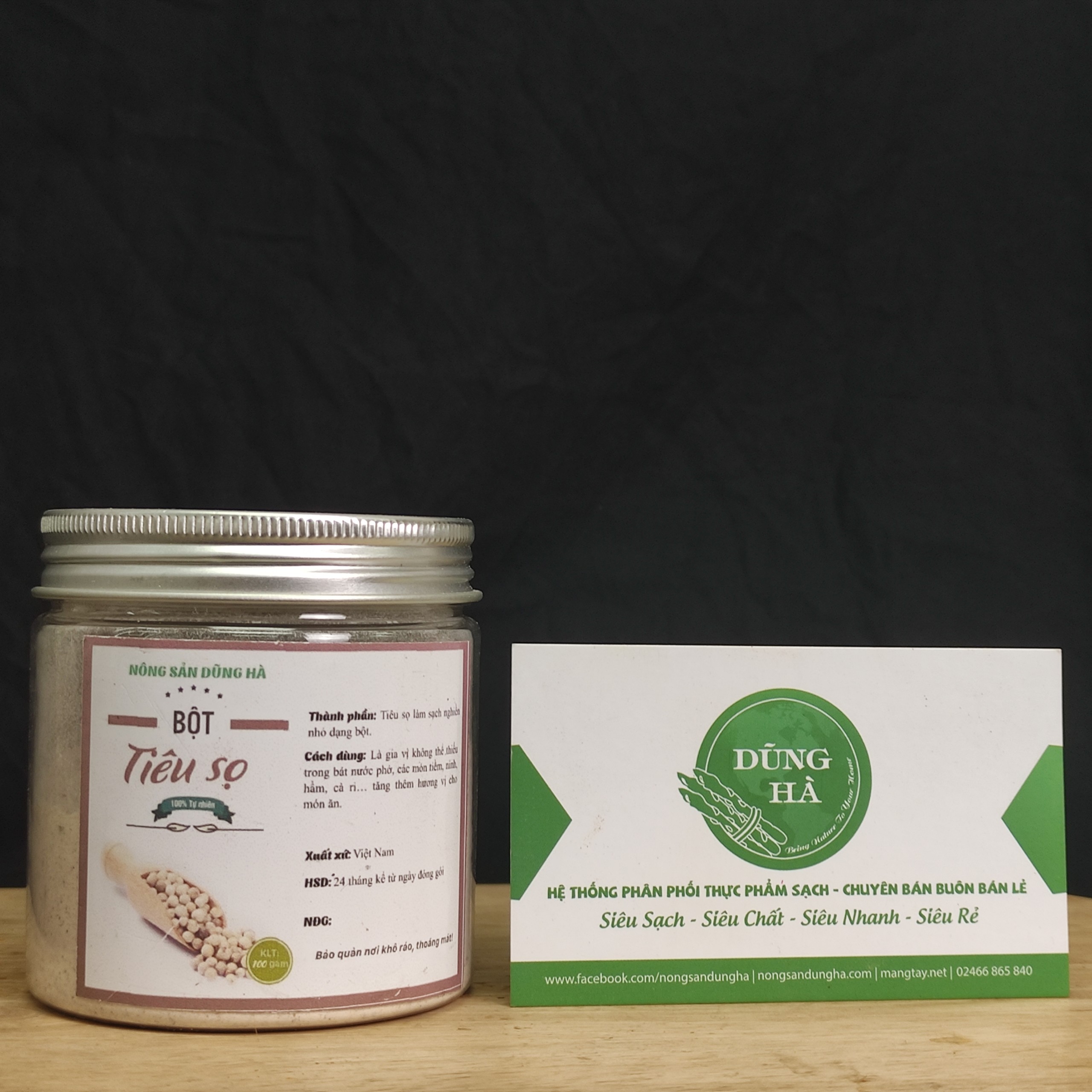 Bột tiêu sọ nguyên chất 100%