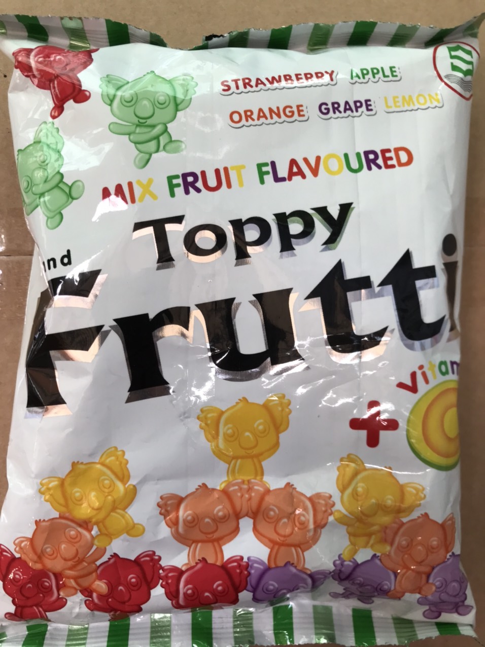 Kẹo Gấu Trái Cây Hương Hỗn Hợp Toppy Mix Fruit Flavoured