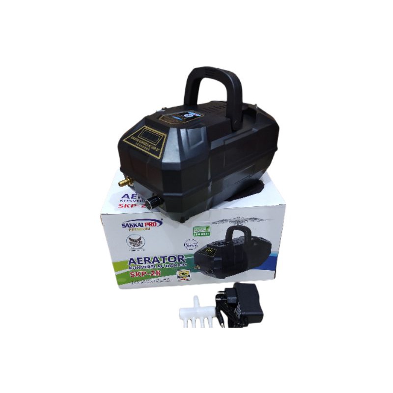 Airpump aerator ACDC SAKKAI PRO PREMIUM SKP 28 Pompa udara oksigen aquarium kolam