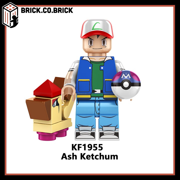 KF6189 Pokémon Pikachu Ash Minifigures - KF1952