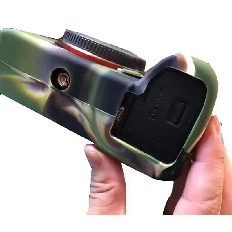 Đối với sony a7r4 a7m4 a7rm4 a7 iv a74 a7 a7s a7r a7m2 a7s2 a7m3 a7s3 body cover bag armor skin protector mềm silicone trường hợp máy ảnh