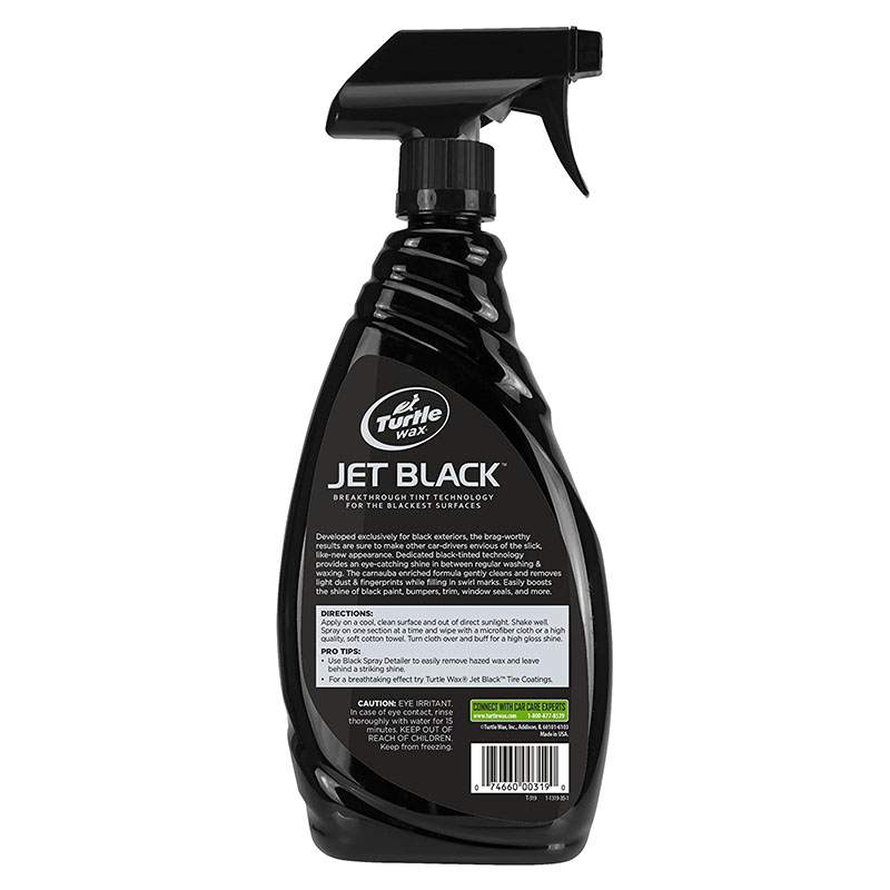 Chai xịt bóng sơn TURTLE WAX JET BLACK 473ml
