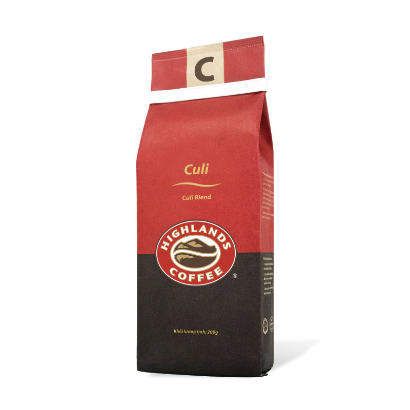 [Combo 4] Cà phê Rang xay Culi Highlands Coffee 200g
